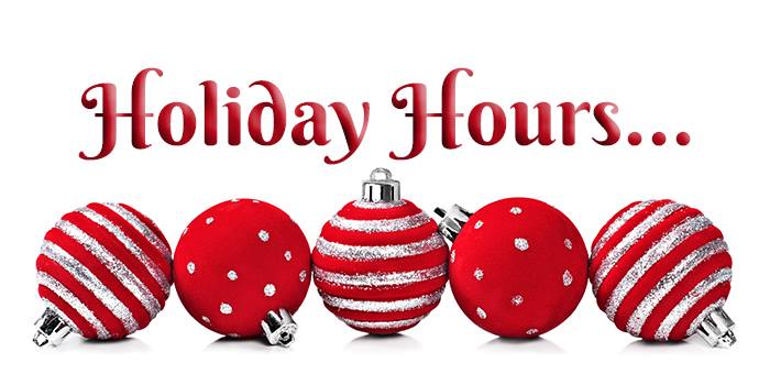 Holiday Fice Hours – Pilgrim Congregational UCC